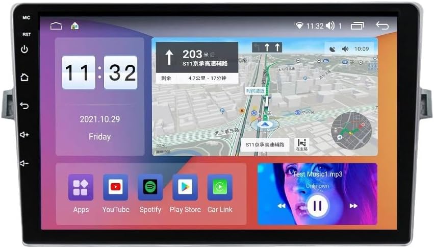 Generic Car Stereo Radio for Toyota Verso 2009-2018 2G RAM+32G ROM…