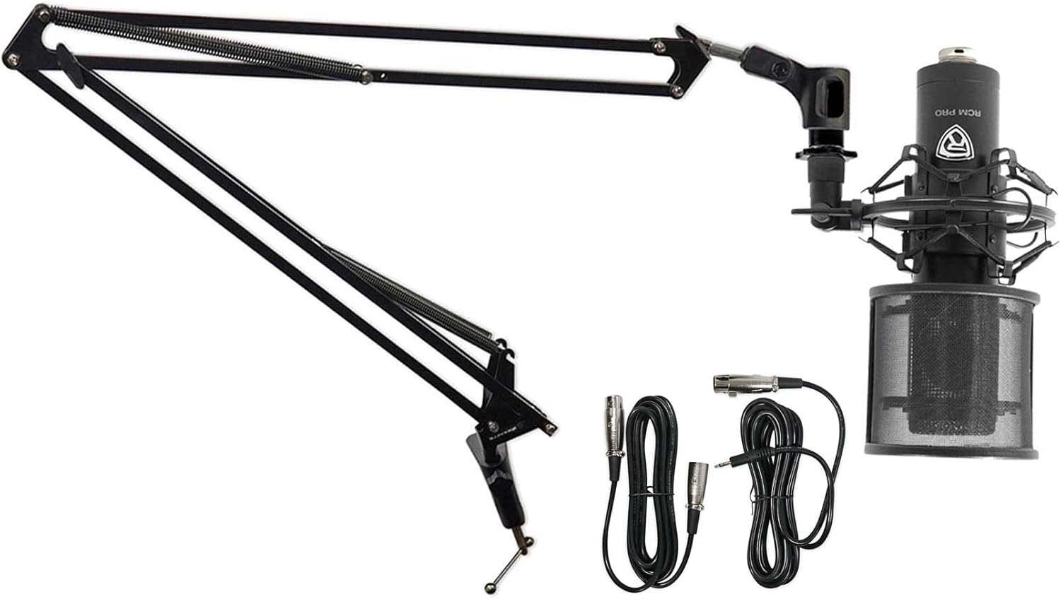 Rockville Gaming Bundle: RCM PRO Condenser Microphone w Capacitors, Twitch/Streaming, DMS40 40