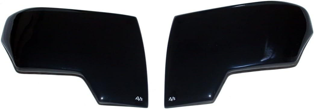 Auto Ventshade [AVS] Headlight Covers / Blackout | Fits 2014 - 2018 GMC Sierra 1500, 2019 GMC Sierra 1500 Limited, 2 pcs. | Dark Smoke - 37523