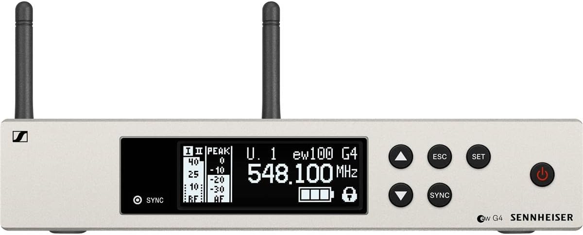 Sennheiser Pro Audio Sennheiser EW 100-845S Wireless Dynamic Supercardioid Microphone System-A Band (516-558Mhz), 100 G4-845-S-A