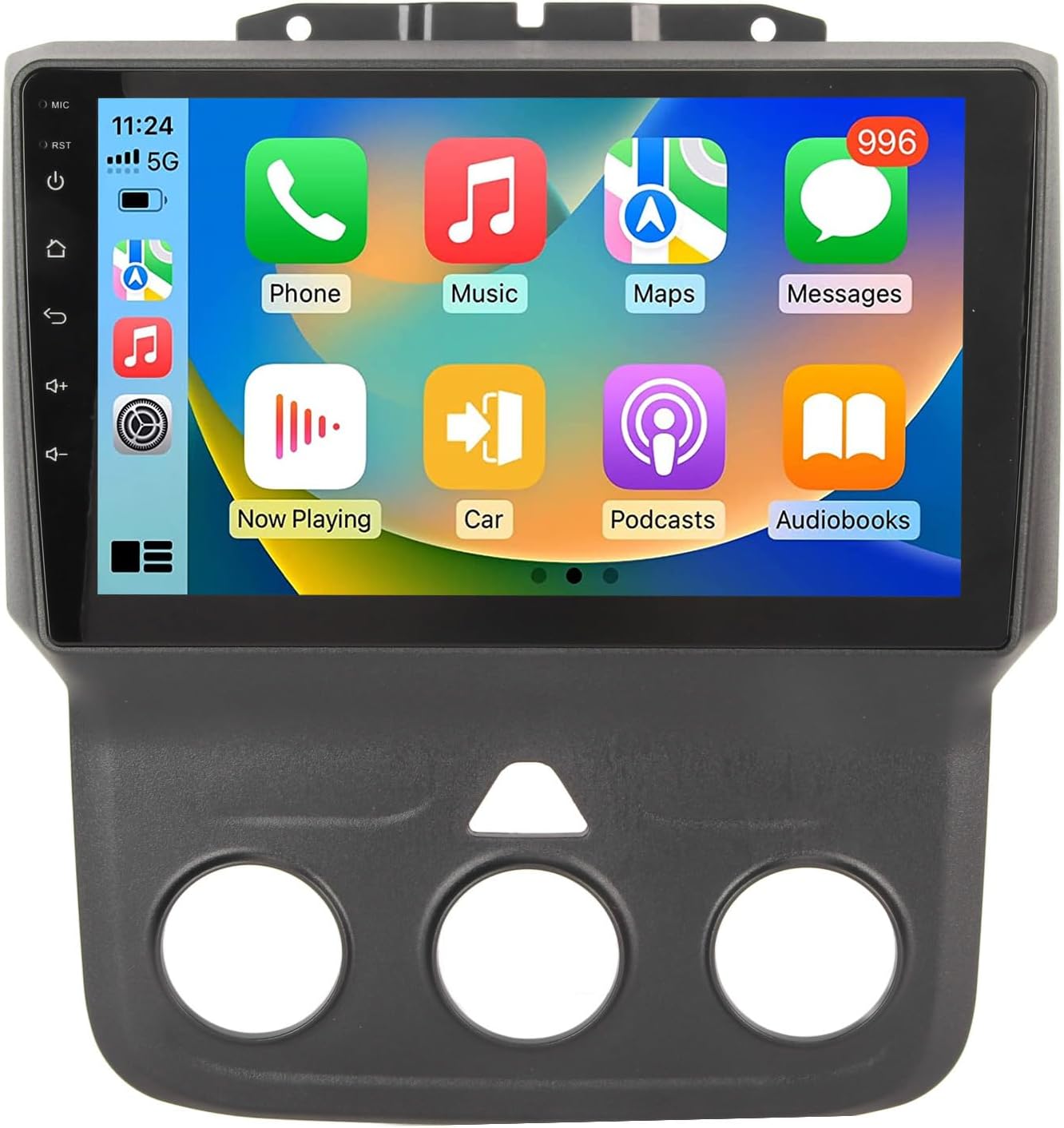 9Inch 1500 Radio Upgrade, Touchscreen Double din car Stereo, Car Stereo Double Din Radio for 2013 to 2018 1500 2500 3500 2GB 32GB for Android Auto for carplay