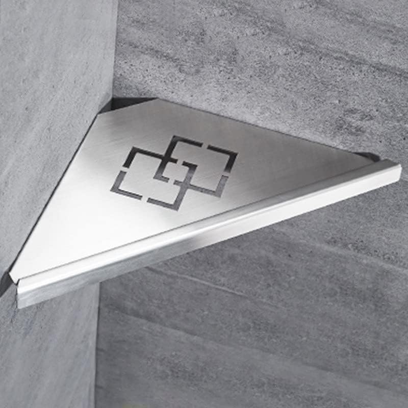 VIDI Bathroom Shelves Corner Storage Shelf Stainless Steel Triangle Towel Punching Shower Rack Accessories