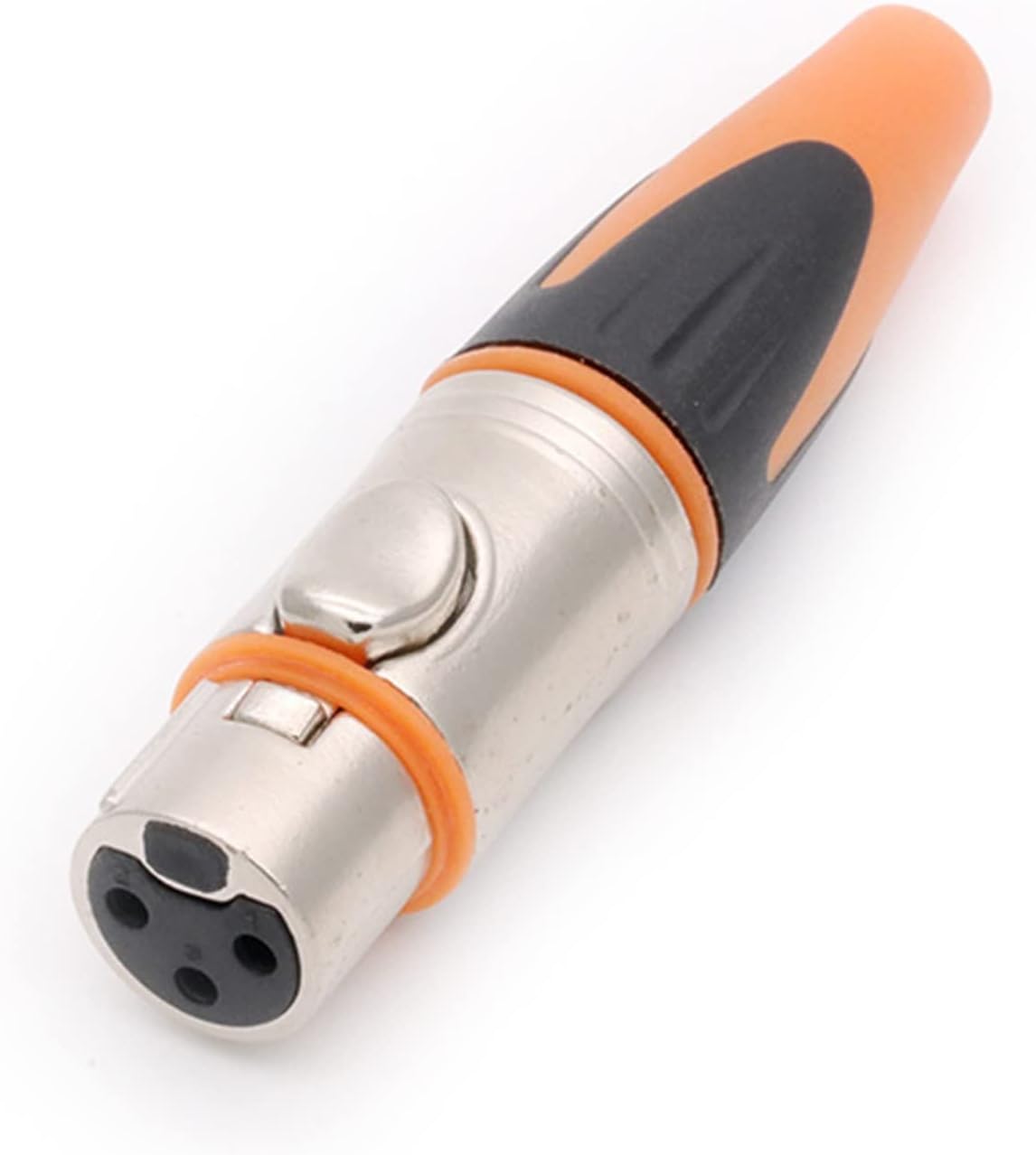 X L R Plug 3Pin Metal X L R Adapter Female/Male Microphone Connector Plug Straight Balanced Socket 10Pcs (Color : 10xM 3P)