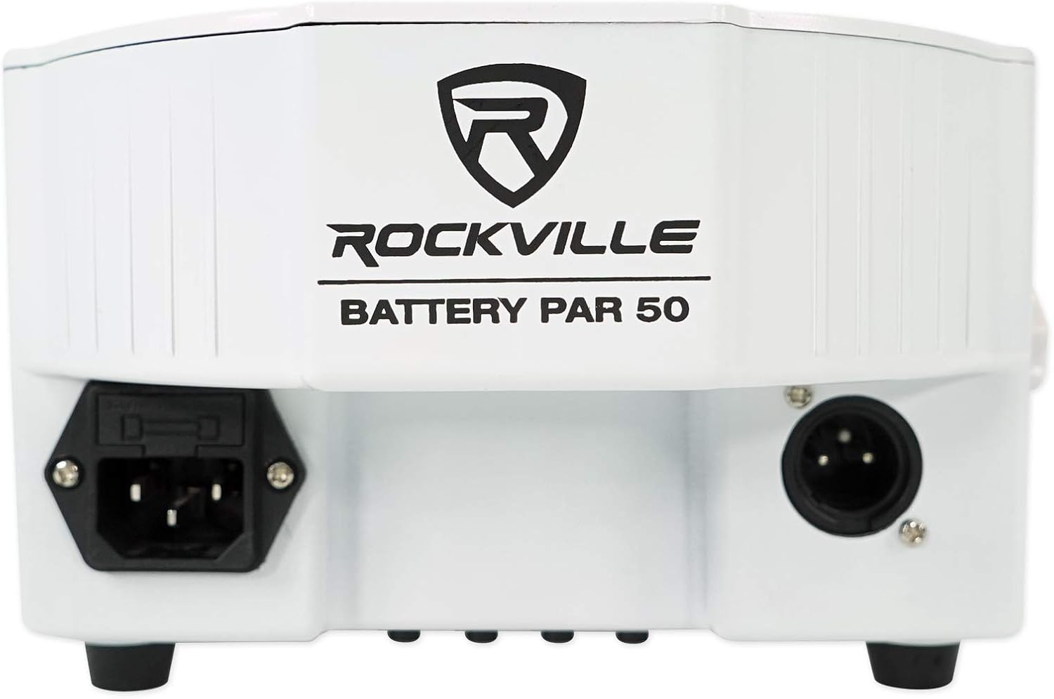 Rockville Battery PAR 50 Bundle: (6) Rechargeable RGB LED DMX Wash Uplights with Remote, RLBP6 Padded Backpack Bag for Six Fixtures, 7-Items