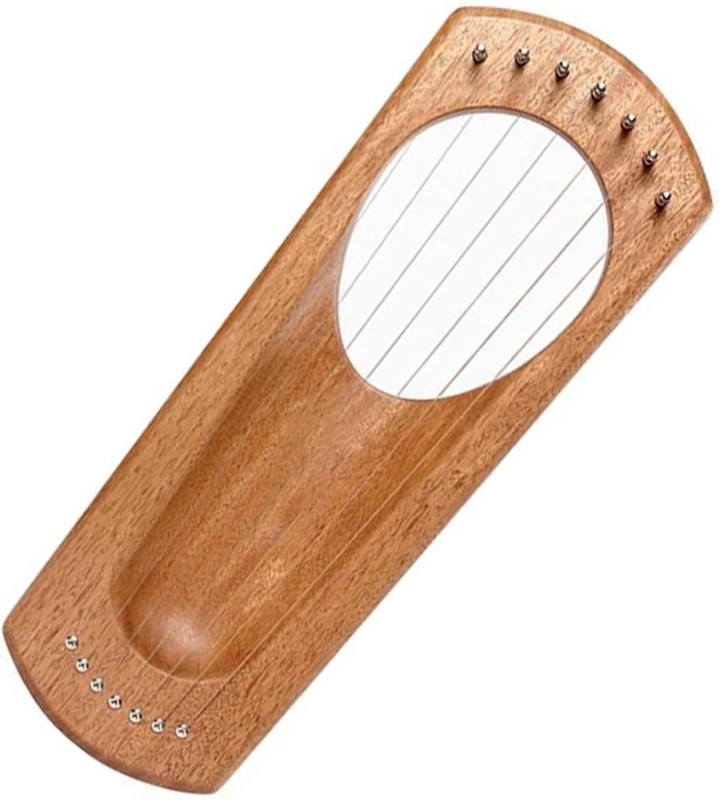 Lyre Harp Set Harp 7 Strings Finger Piano Harp Cherry Wood Beechwood Material Lyre Key G Stringed Instrument