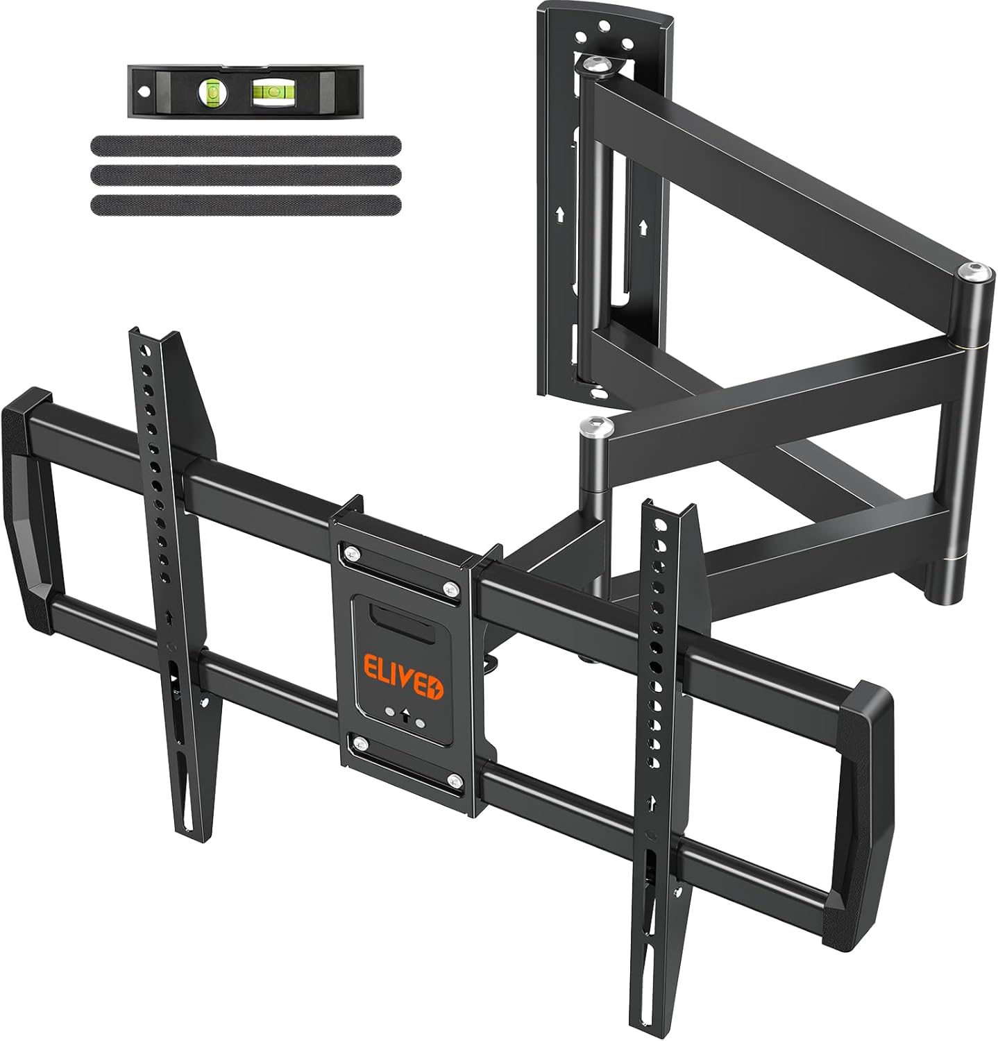 ELIVED Outdoor Long Arm TV Wall Mount for Most 42-75 Inch TVs, 37.9 Inch Long Extension Corner TV Mount, Weatherproof Full Motion tv Bracket Anti-Rust for Patio, Holds 99 lbs. Max VESA 600x400mm