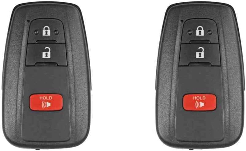 Replcament Smart Key Fob for Toyota Prius 2019 FCC HYQ14FBC Part Number 89904-47530 8990447530 Pack of 2