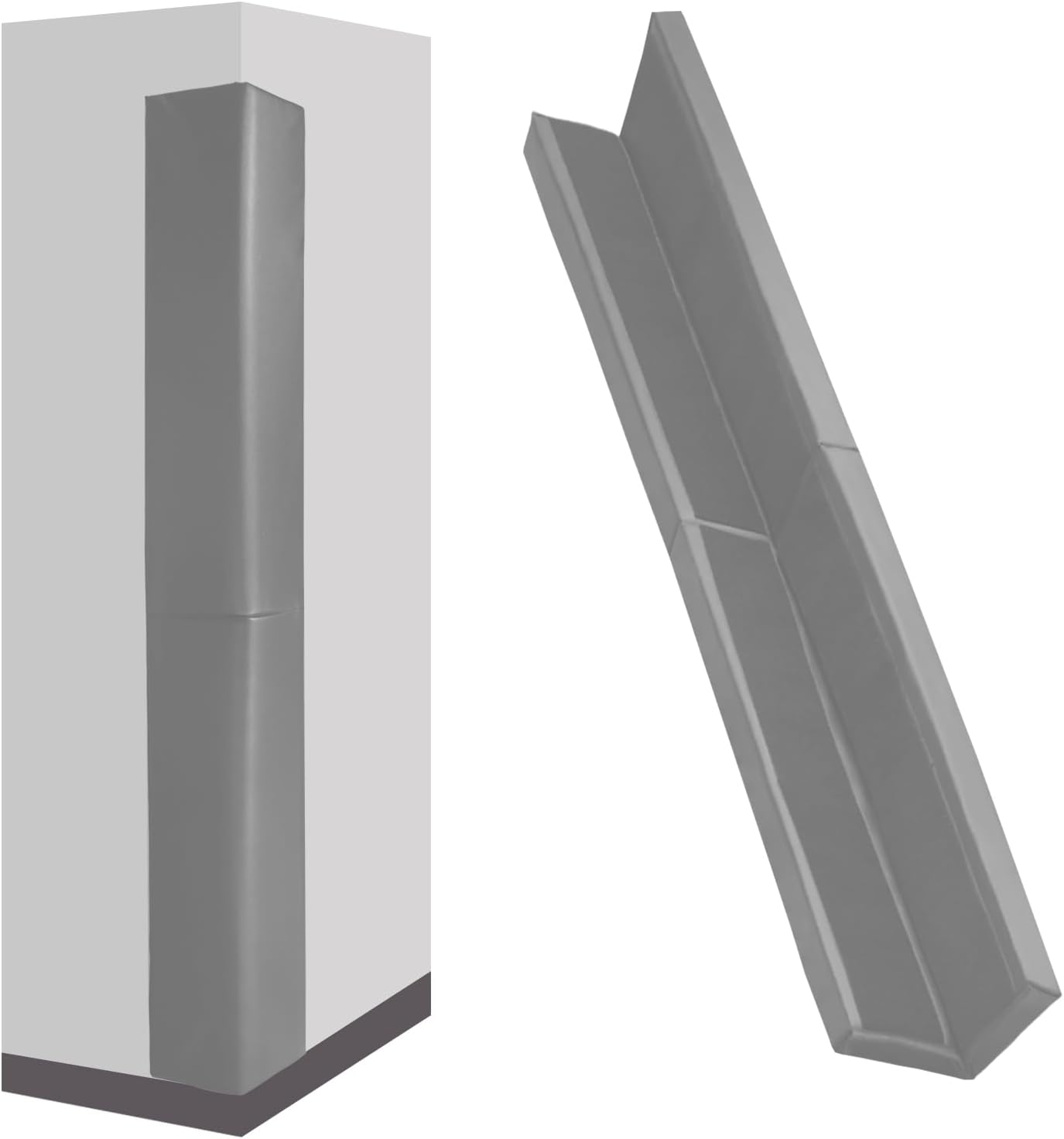 Wall Corner Padding Light Grey Wall Corner Guards Heavy Duty Wall Corner Edge Protector Wall Cushion Mats Waterproof Durable 2 Sides Wall Corner Pads for Safety