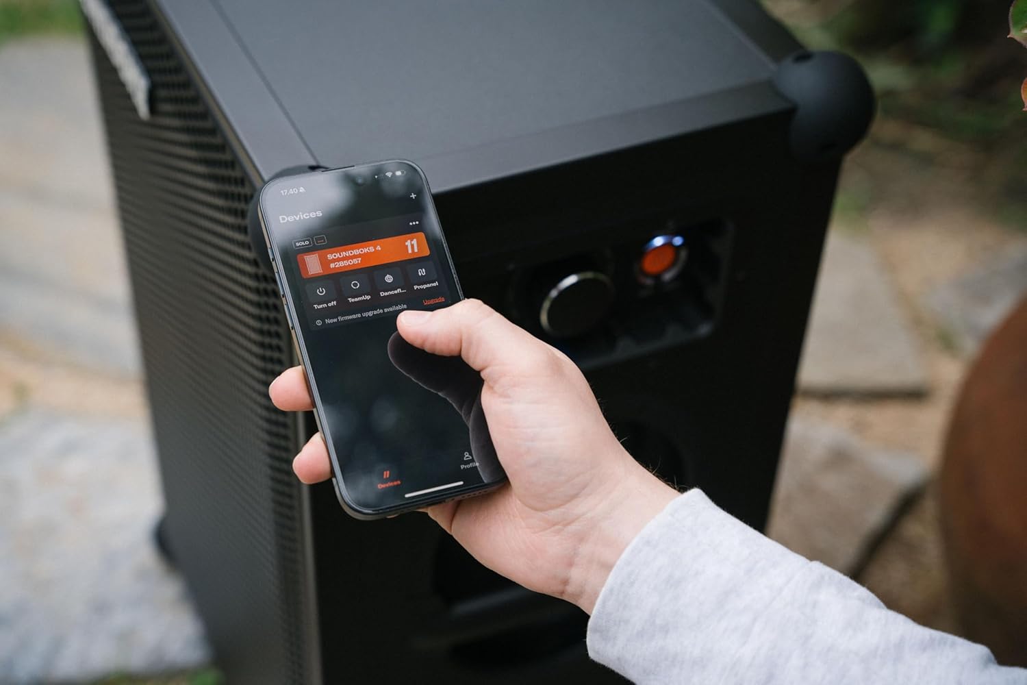 SOUNDBOKS 4 – Bluetooth Performance Speaker – USB-C Charging Battery – Loudest Party Speaker with 40 Hours of Battery – Wireless and Portable Speaker - Designed in Denmark – 126dB (Black)