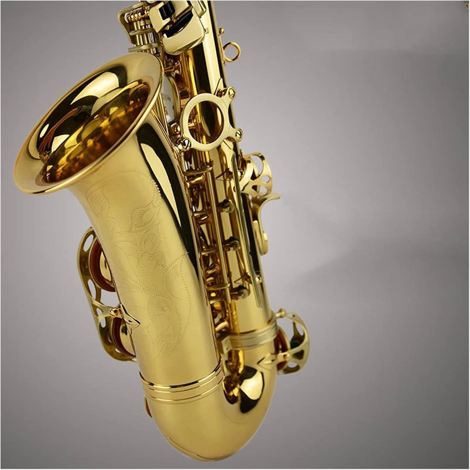 Alto EB Tune Saxophone Plated Gold Key Super Professional Sax Mouthpiece Gift Alto Saxophone Student Saxophone