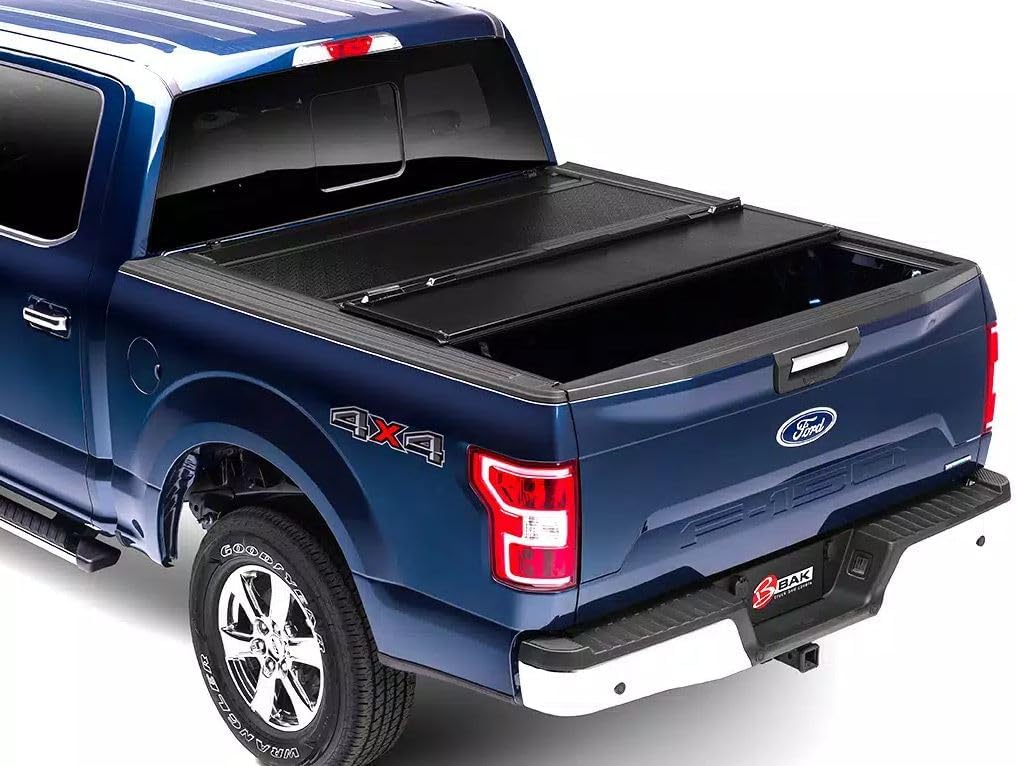 Bak Industries - 1126342 - BAK Industries 1126342 BAKFlip FiberMax Hard Folding Truck Bed Cover Fits Ranger