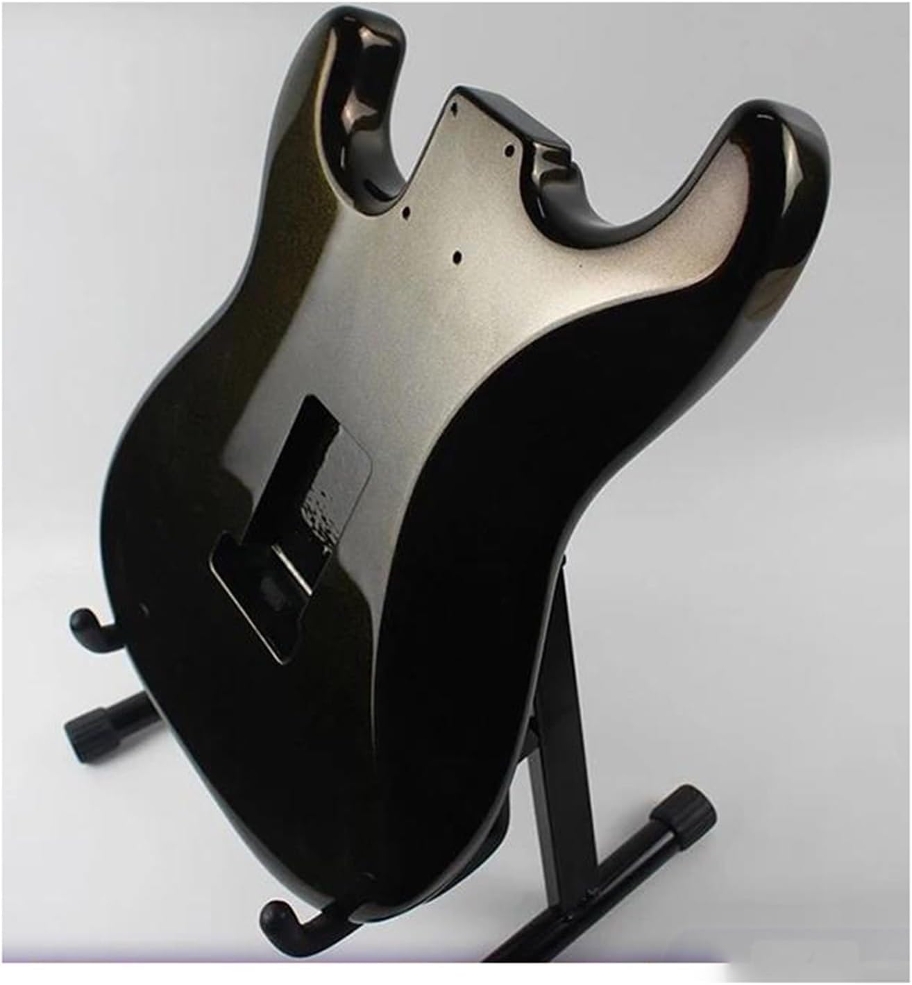 Guitar Body Guitar Replacement Parts Electric Guitar Body Glitter Particles Alder Wood For Guitar Purple And Red