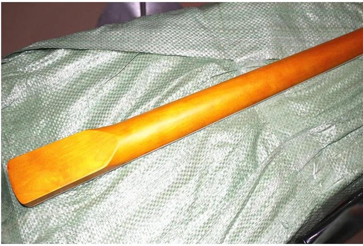 Replacement Maple 4-String Reverse Headstock Electric Bass Guitar Neck, 20 Frets, Rosewood Fingerboard, Glossy Finish