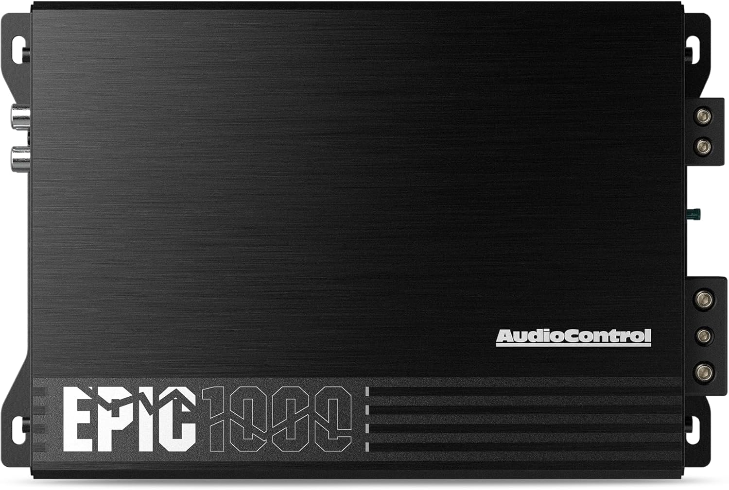 AudioControl EPIC1000 EPIC Series 1000 Watt RMS Compact 1-Channel Monoblock Car Audio Subwoofer Amplifier, Class D, Epic Boost, Subsonic Filter, Low Pass Filter, ACR-E Remote Bass Knob, Epicenter Link