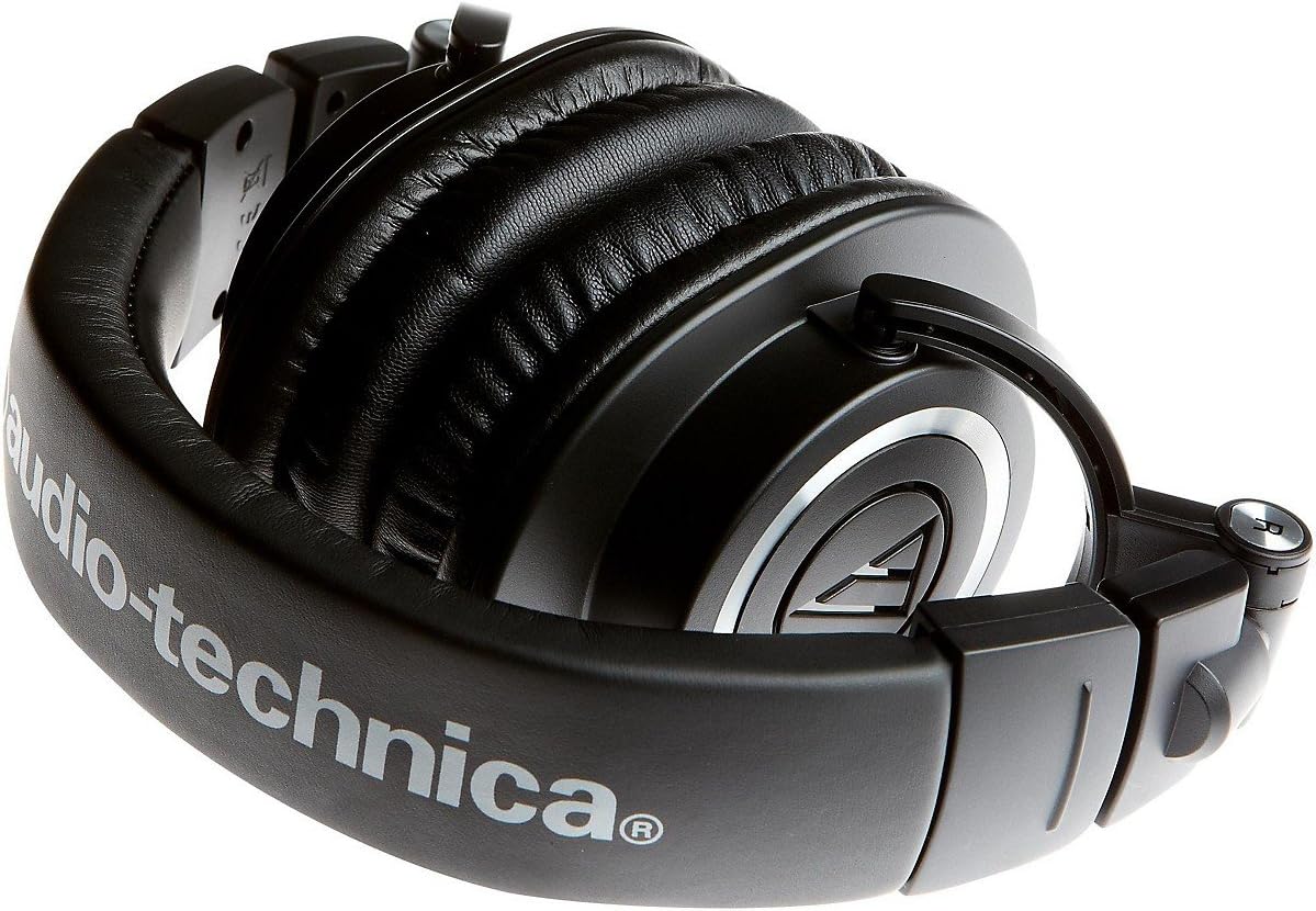 Zoom PodTrak P4 Podcast Recorder, 4 Microphone Inputs, Sound Pads, 2-In/2-Out Audio Interface & Audio-Technica ATH-M50X Professional Studio Monitor Headphones, Black, Professional Grade