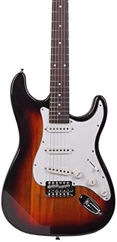 Music Lover GST Rosewood Fingerboard Electric GuitarBagShoulder Strap Pick Whammy Bar Cord Wrench Tool Sunset Color 3-7 Days Delivery