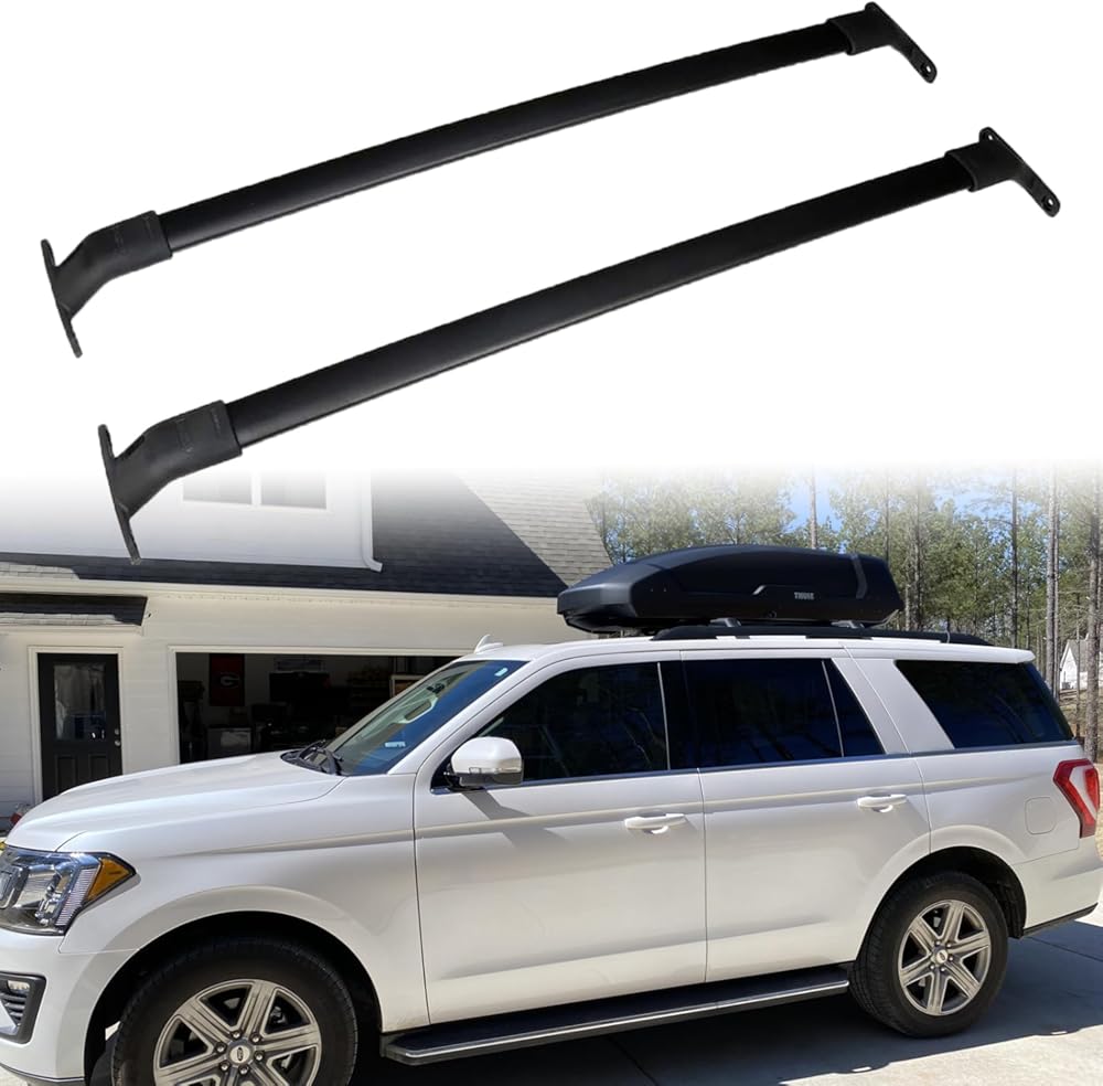 Roof Rack Cross Bars for 2018-2025 Ford Expedition/2018-2024 Lincoln Navigator, Aluminum Crossbar Luggage Rack for Rooftop Cargo Carrier Bag Kayak Canoe Bike Snowboard Skiboard