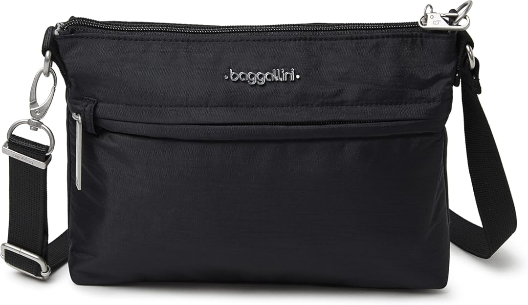 Baggallini womens Securtex Anti-theft Memento Crossbody Bag