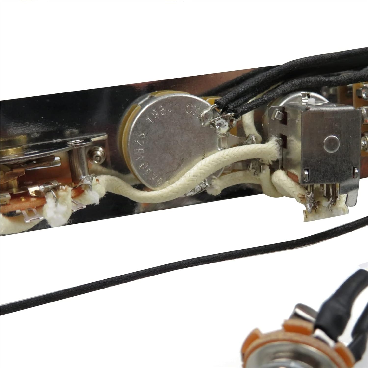 KESHUO Electric Guitar Wiring Harness Guitar Pickups Wire Harness Custom for TL Guitar