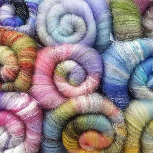 DIY Wool Felt Machine Set with Roller and Nylon Bearings for Mixing and Organizing Fiber