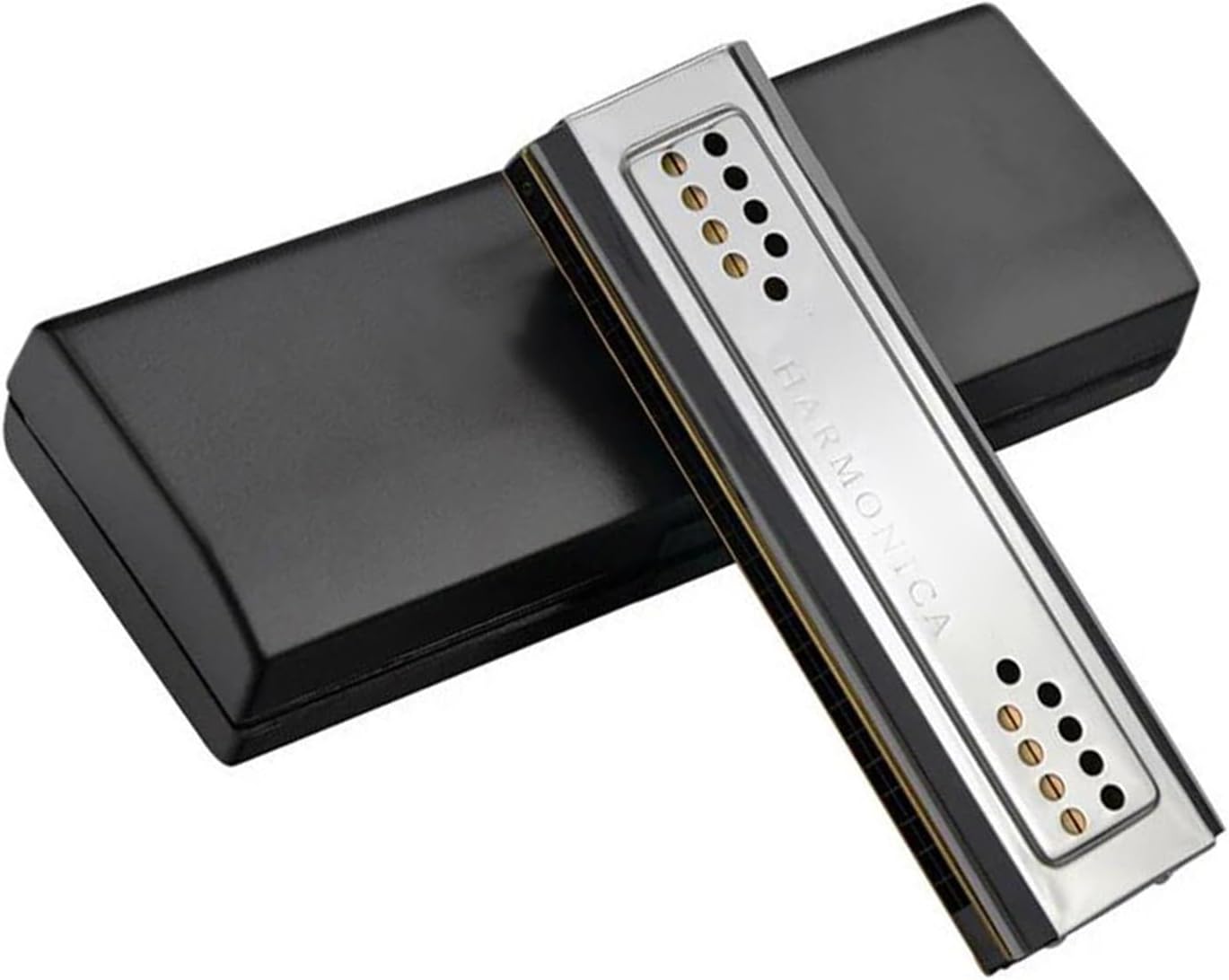 armonica set 24 Hole Blues Double Side Harmonica Key Set C&G Tone 2 In 1 Tremolo Bass Mouth Organ Harp Wind Musical Instrument