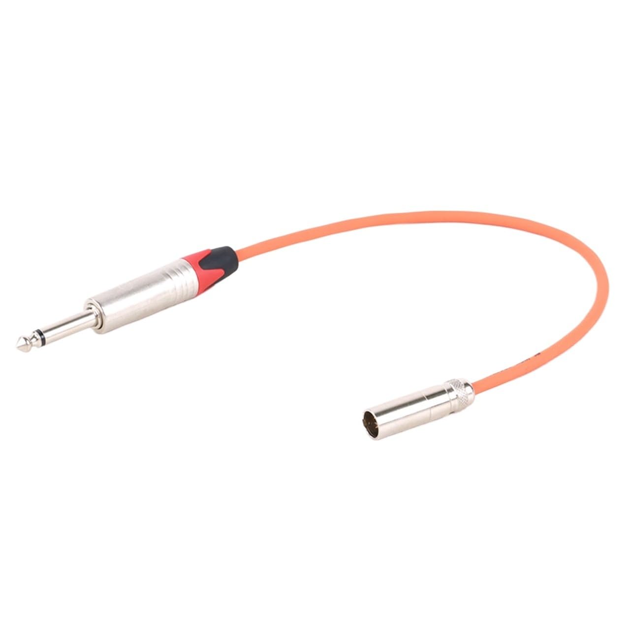 Colorful XLR 3Pin Male to 6.35mm(1/4) Mono TR Male Ja-ck XLR Audio Cables(Orange-RD,15m)
