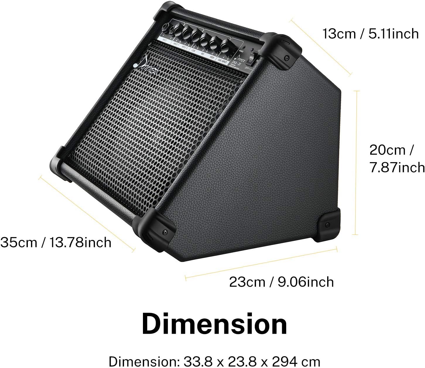 Donner DEP-45 Digital Piano Ultrathin with Pedal and Stand + DKA-20 Keyboard Amplifier