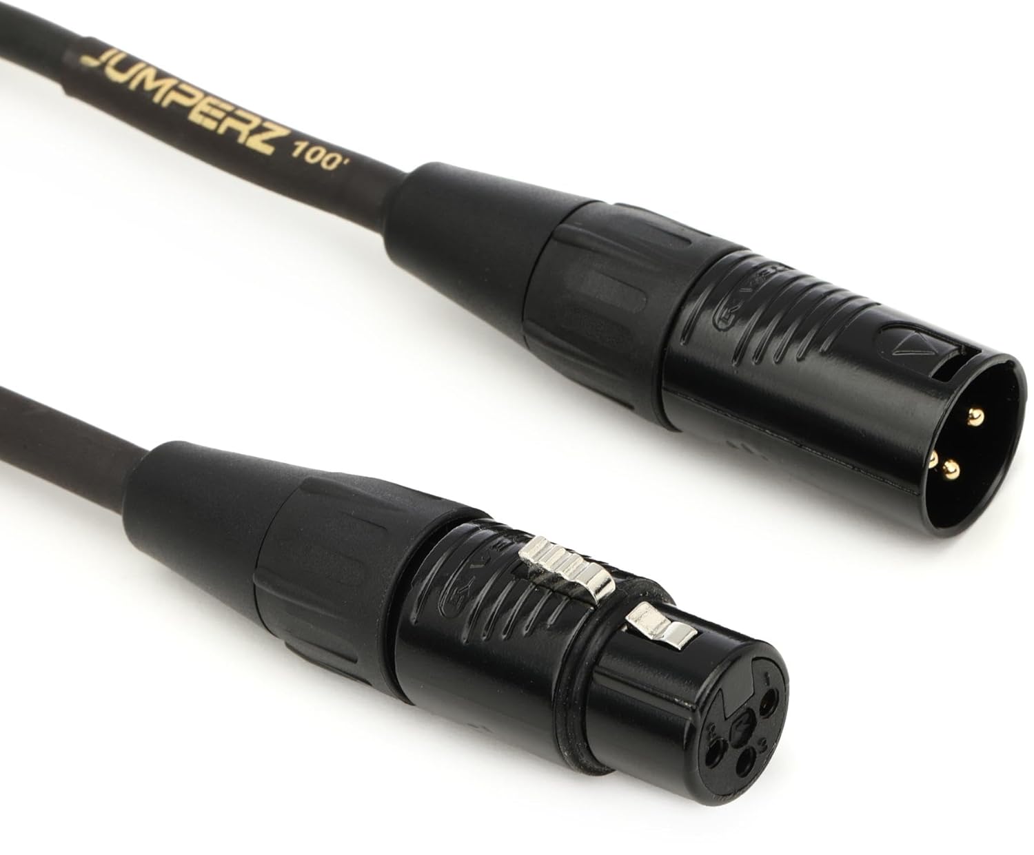 JUMPERZ JGM-100 Gold Microphone Cable - 100 Foot