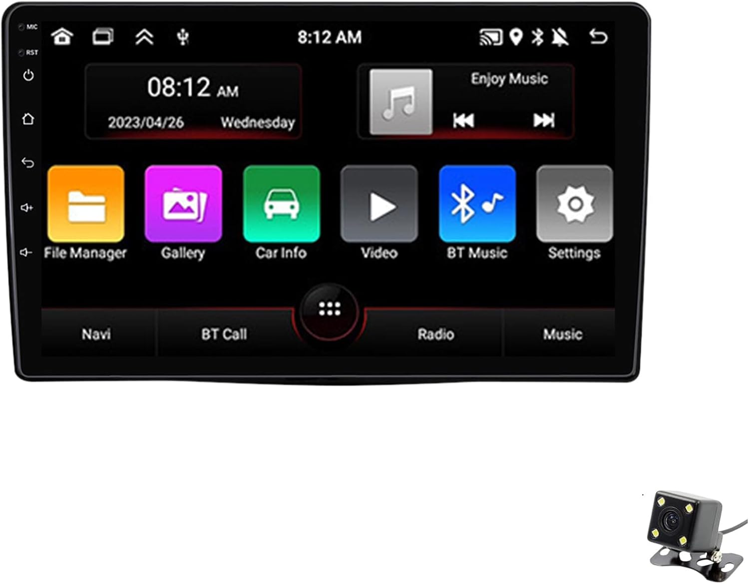 ADMLZQQ Double Din Car Stereo Multimedia with Bluetooth and 9