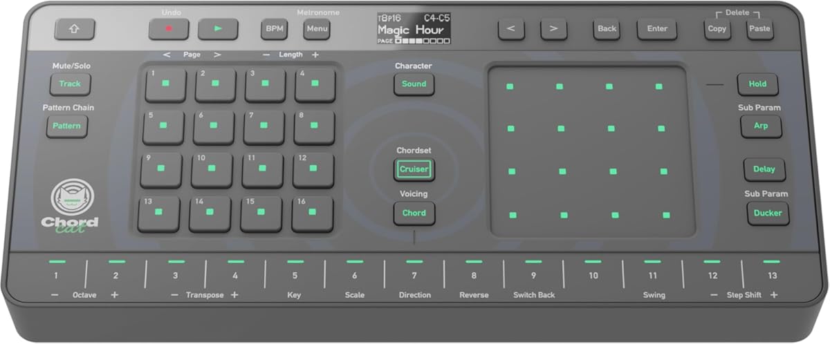 Alpha Theta Chordcat 8-Track groovebox