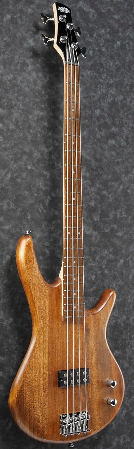 Ibanez GSR100EX SR GIO Bass Guitar - Mahogany Oil Bundle with Gig Bag, Tuner, Strap, Instrument Cable, Austin Bazaar Instructional DVD, and Polishing Cloth