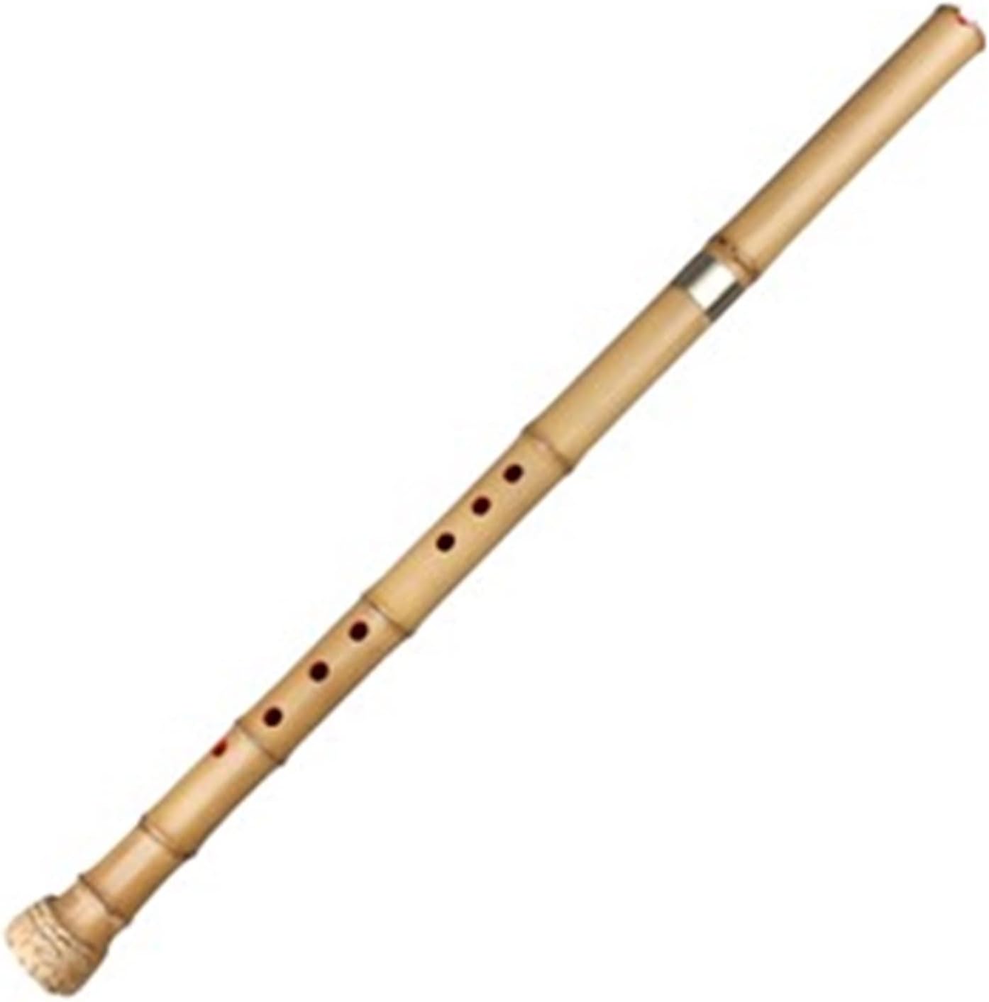 Chinese Bamboo Flute Traditional Woodwind Musical Instrument Vertical Bamboo Flute G/F Key for Beginner (Color : F)