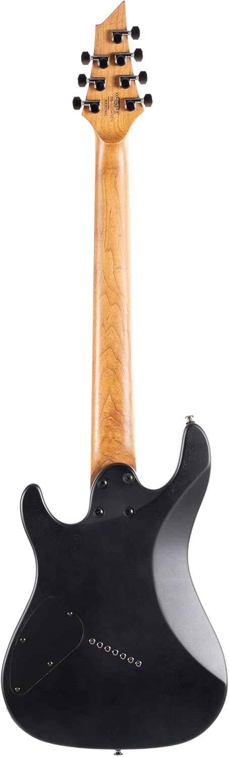 Cort KX307MSOPBK KX Series Multi Scale 7 String Electric Guitar, Open Pore Black