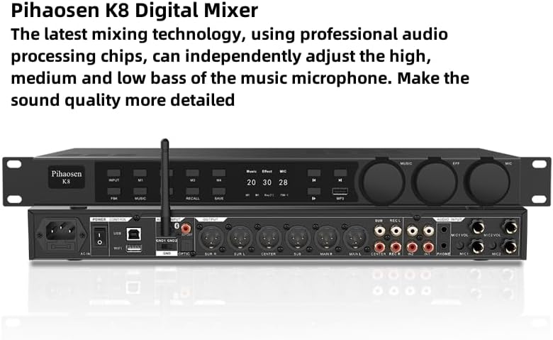 New Chinese Karaoke Machine KV-V5 MAX Karaoke Player, with Reverb Wireless Microphone, 22-inch capacitive Touch Screen Free Cloud Download (4T Black Touch Screen Professional Edition)