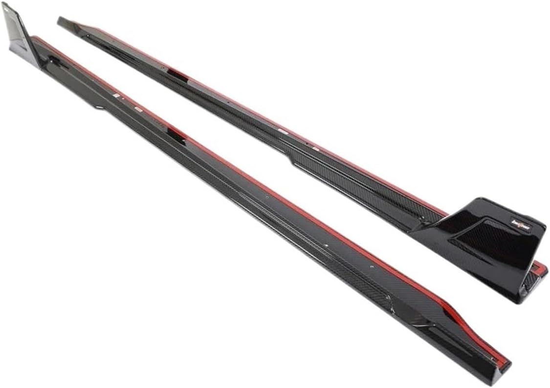 Car Side Skirts Kits Compatible For BWM 2 Series G87 M2 Coupe 2022UP Car Side Extension Sidedoor Plate Prepreg Dry Carbon Fiber Side Sills