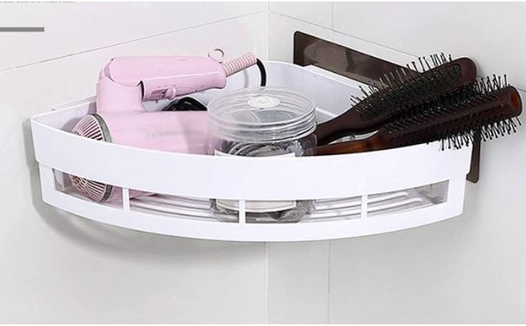Suction Wall Triangle Corner Shower Shelf,Wall Mounted Bathroom Shelf,No Drilling,Shampoo Storage Shelf