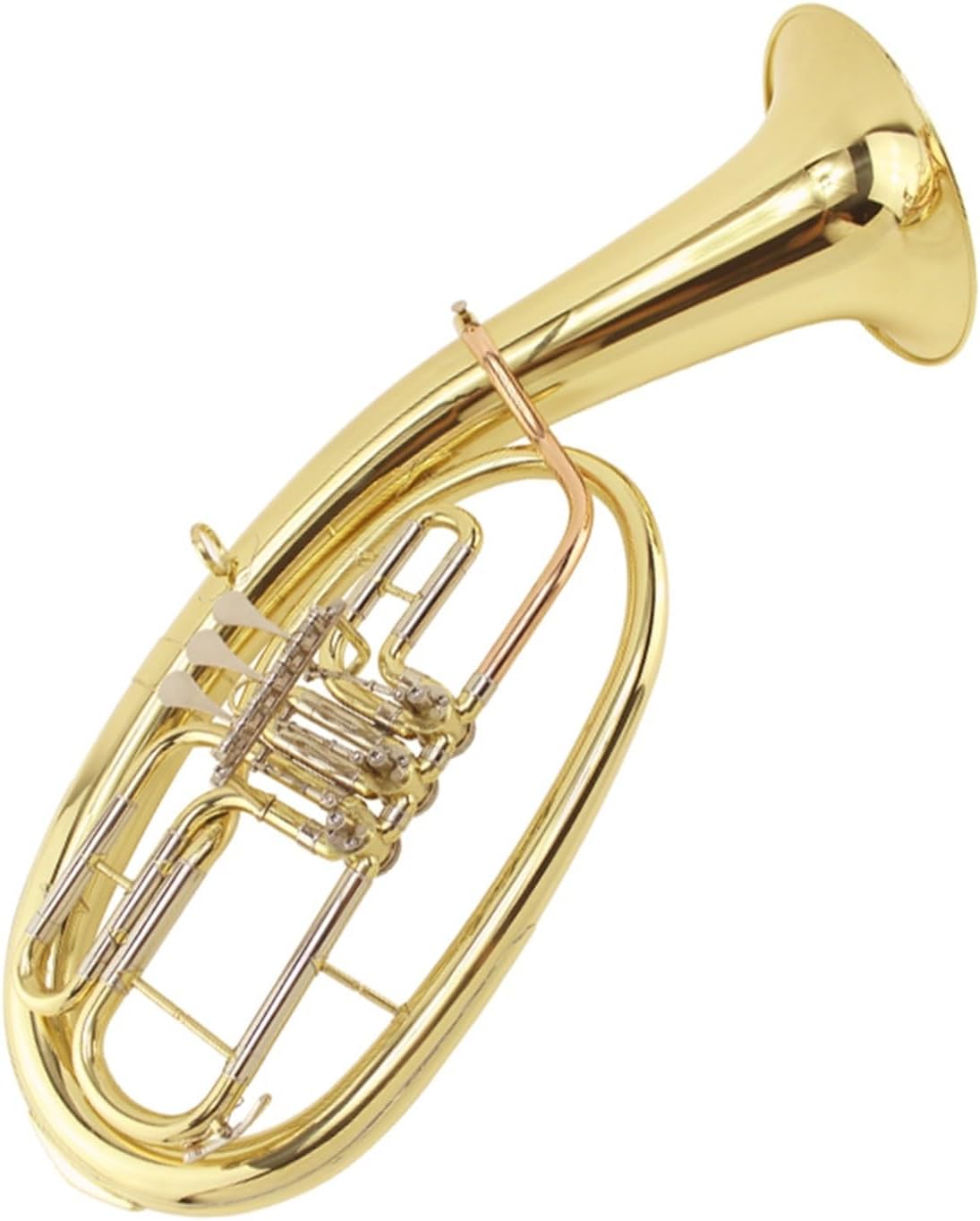 Beginner euphonium B Flat Three-key Alto Horn Brass Phosphor Bronze