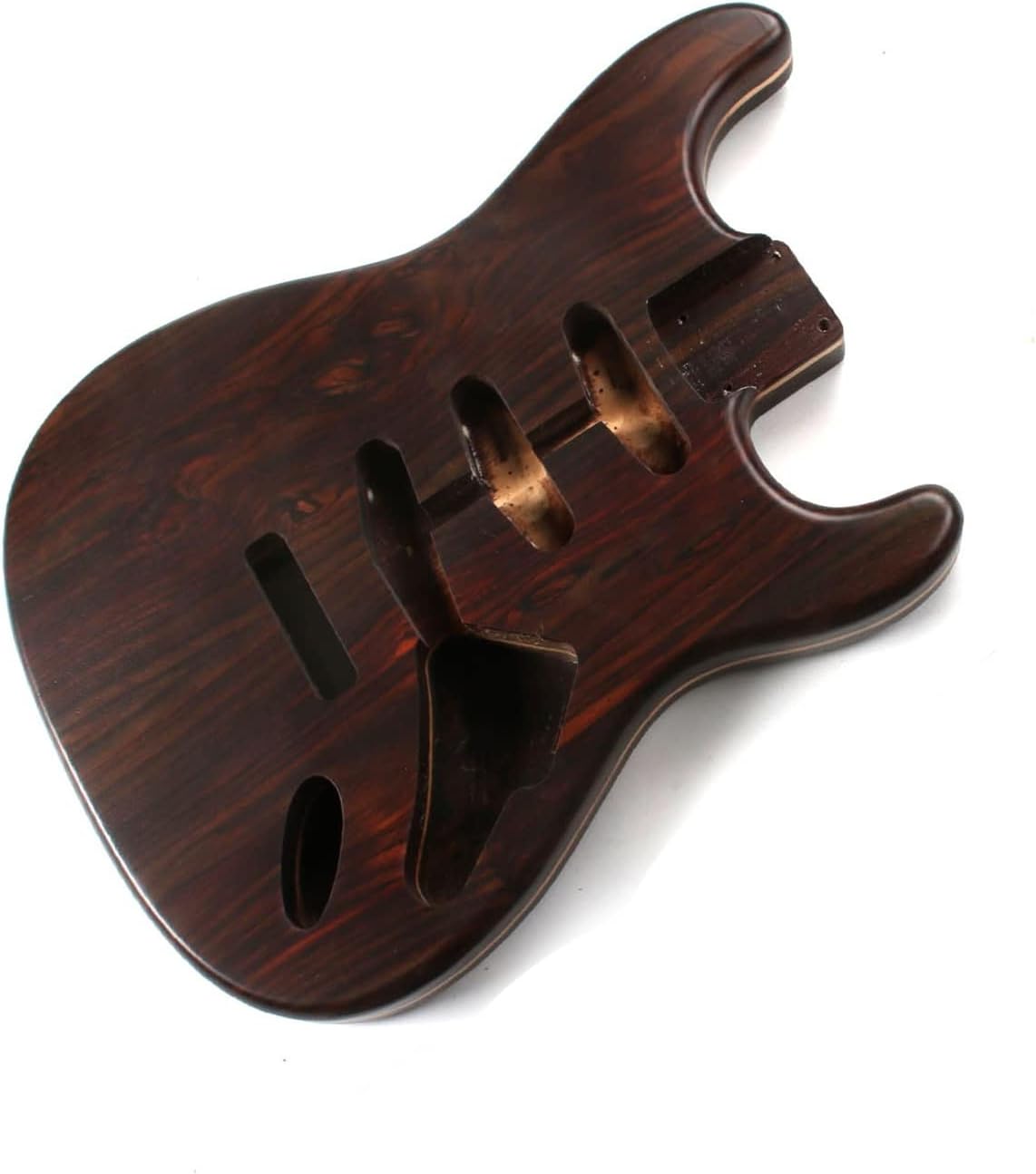 FLFL Electric Guitar Body for All Solid Rosewood for DIY Guitar Parts Accessory Unfinished Guitar Kit