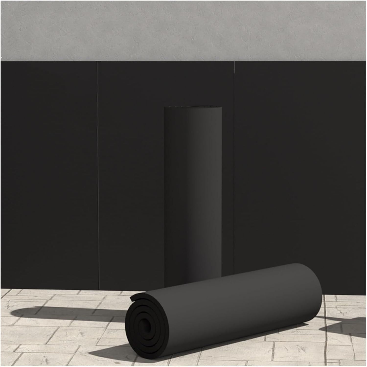 MekUk Garage Wall Protector Garage Wall Edge Bumpers, Parking Lot Corner Guards for Automotive, Garage Walls, Corner Edges and Bumpers for Parking Garages(Black,9m)