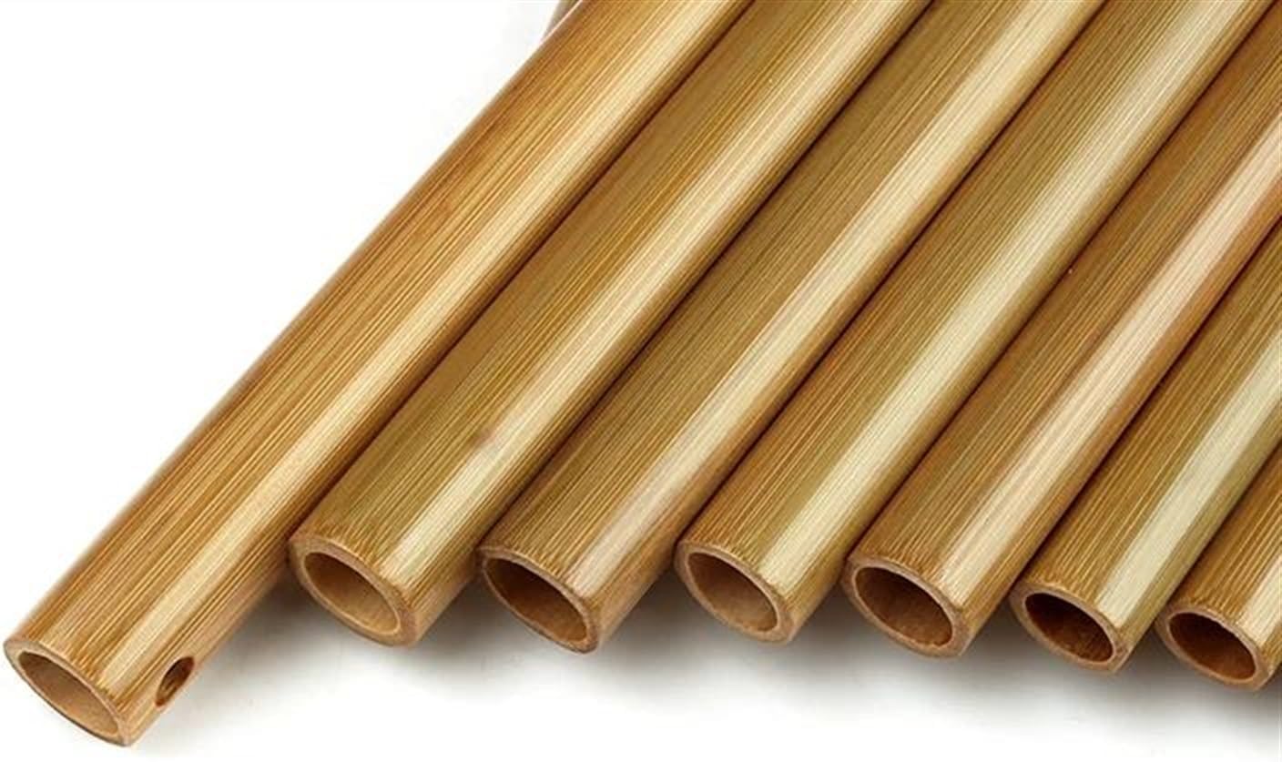 Right Left Hand Traditional Musical Instrument 10 Pipes Pan Flute C Key Pan Pipes Woodwind Instrument (Color : Left hand)