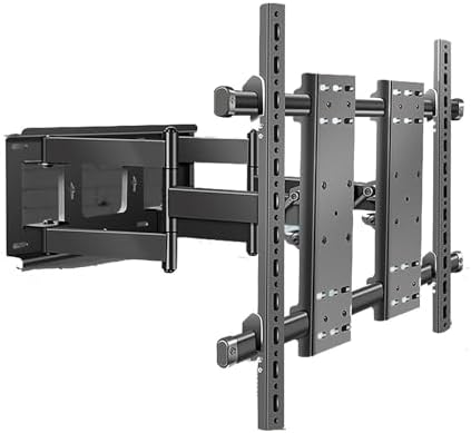 Adjustable TV Wall Mount - for 70-120 Inch TV Wall Mount, TV Mount with Two Swivel Joints Tiltable 6 Arms, Max VESA 1000 x 600 mm, Holds up to 130 kg