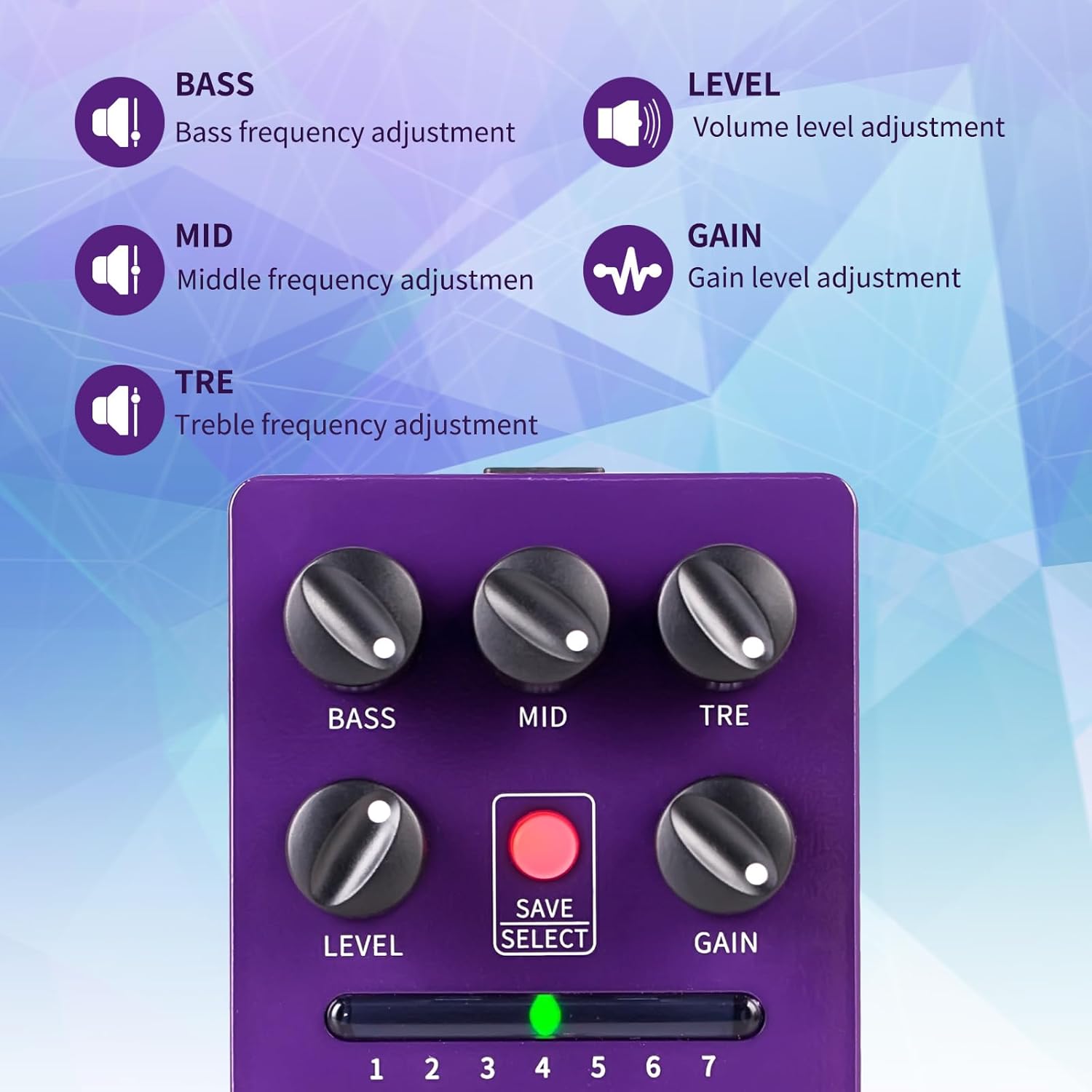 FLAMMA Drum Loop and Preamp Guitar Pedals