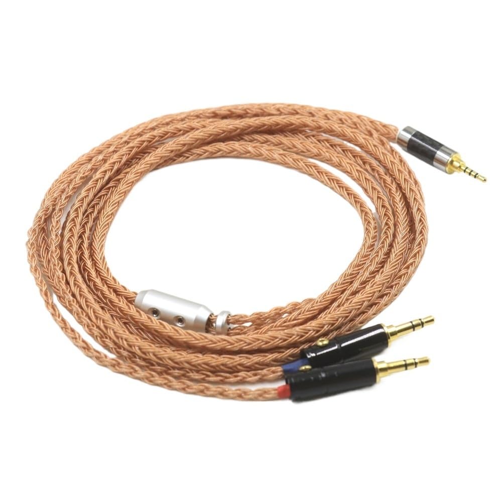 2.5 4.4mm 4 pin XLR 16 Cores Headphone Earphone Cable for HE1000se HE6se he400 Z7M2(4.4mm Balanced,0.75m)
