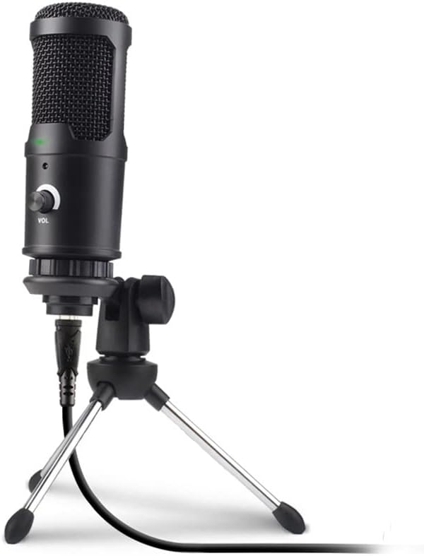 Professional Microphone, Condenser Recording, Direct Podcast, Powerful Stereo Jack, Suitable for Learning Influencers (A One Size)
