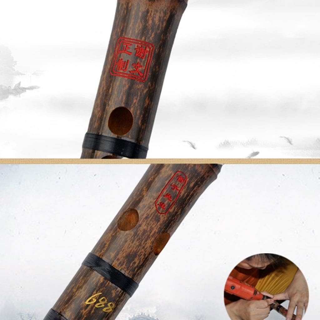 Flute Bamboo Flute Professional Purple Bamboo Flute Transverse Bamboo Bass Flutes Woodwind Musical Instruments Bamboo Flute C Flute Musical Instrument (Color : D)