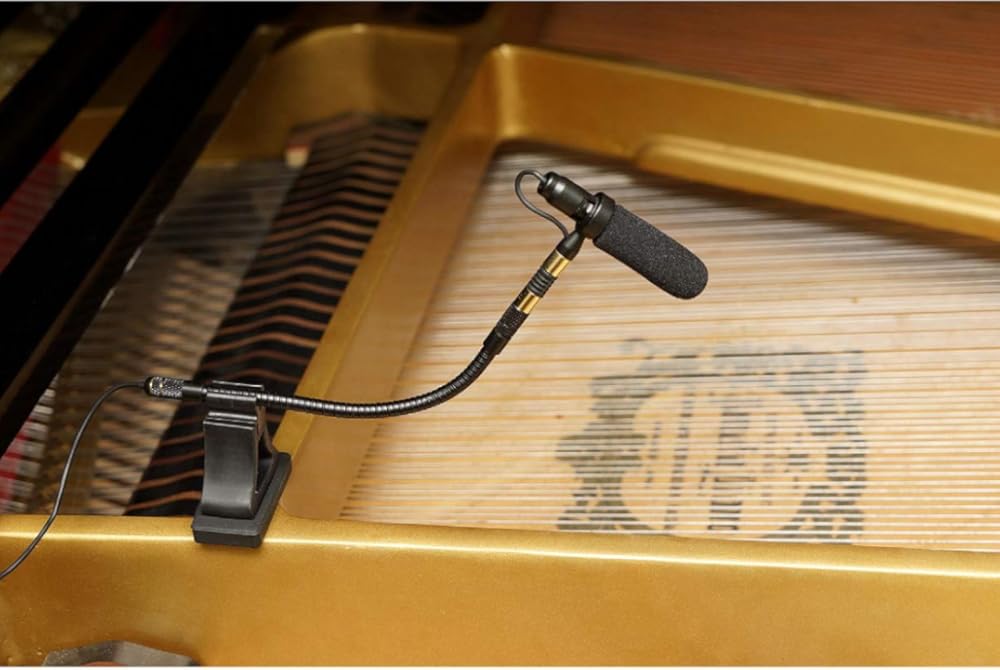 PMMB19-Piano Musical Instrument Microphone with Piano Clamp & 5 Connectors