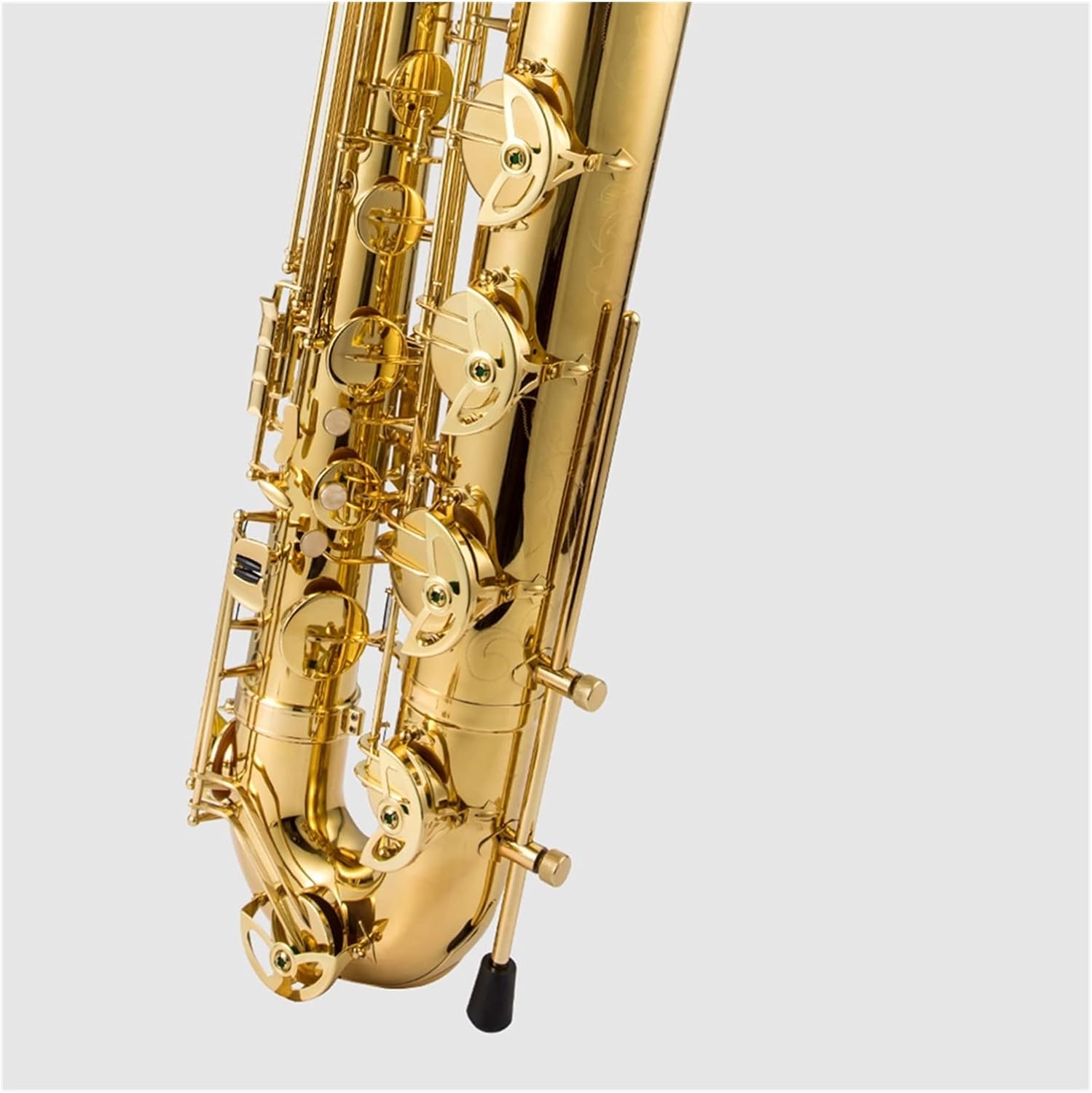 E-Flat Upper Bass Saxophone Instrument for Band-Specific Bass