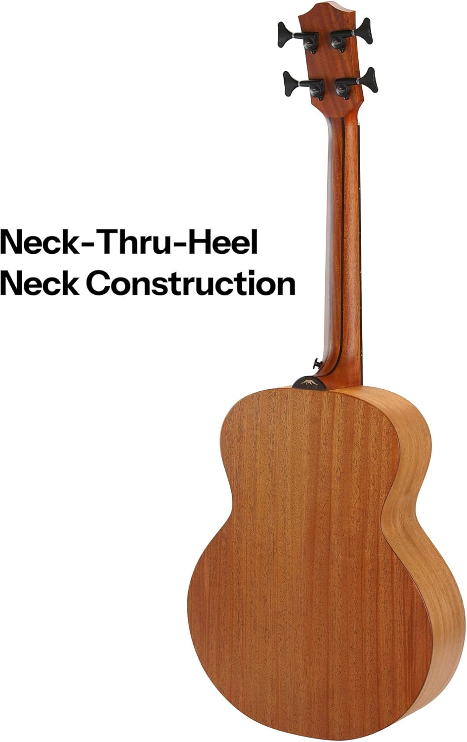 Bromo BAT 8E SG Solid Top Dreadnought Acoustic Bass Guitar