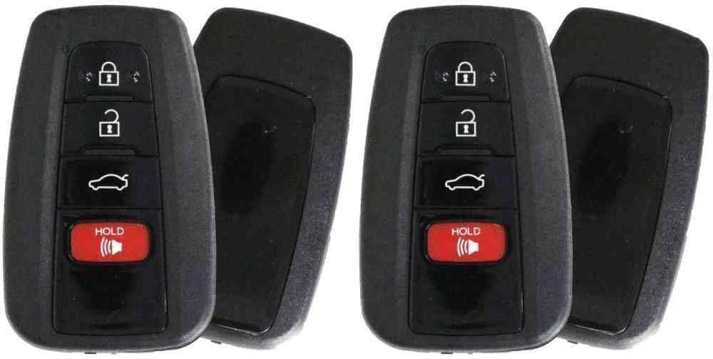 Replcament Smart Key Fob for Toyota Avalon 2019 FCC HYQ14FBE Part Number 8990H-07010 8990H-07020 Pack of 2