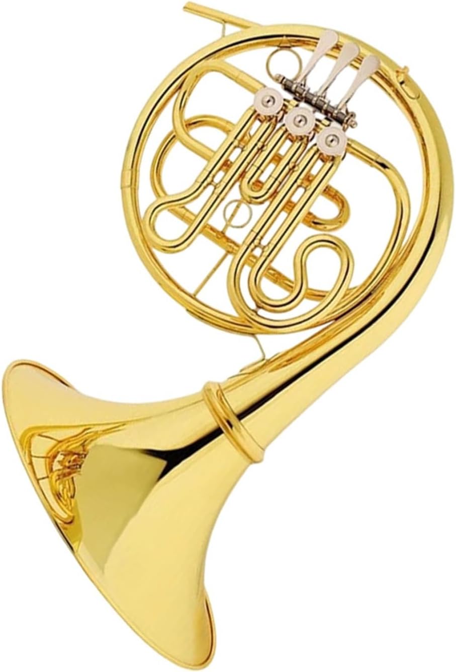 4 Key French Horn Professional Beginner French Horn Four Key Single Row Wind Instrument Flat Key B Flat(12)